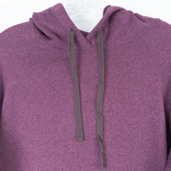 Eddie Bauer Radiator 2.0 Fleece Hooded Pullover Sweatshirt Womens Medium Purple - Picture 5 of 16